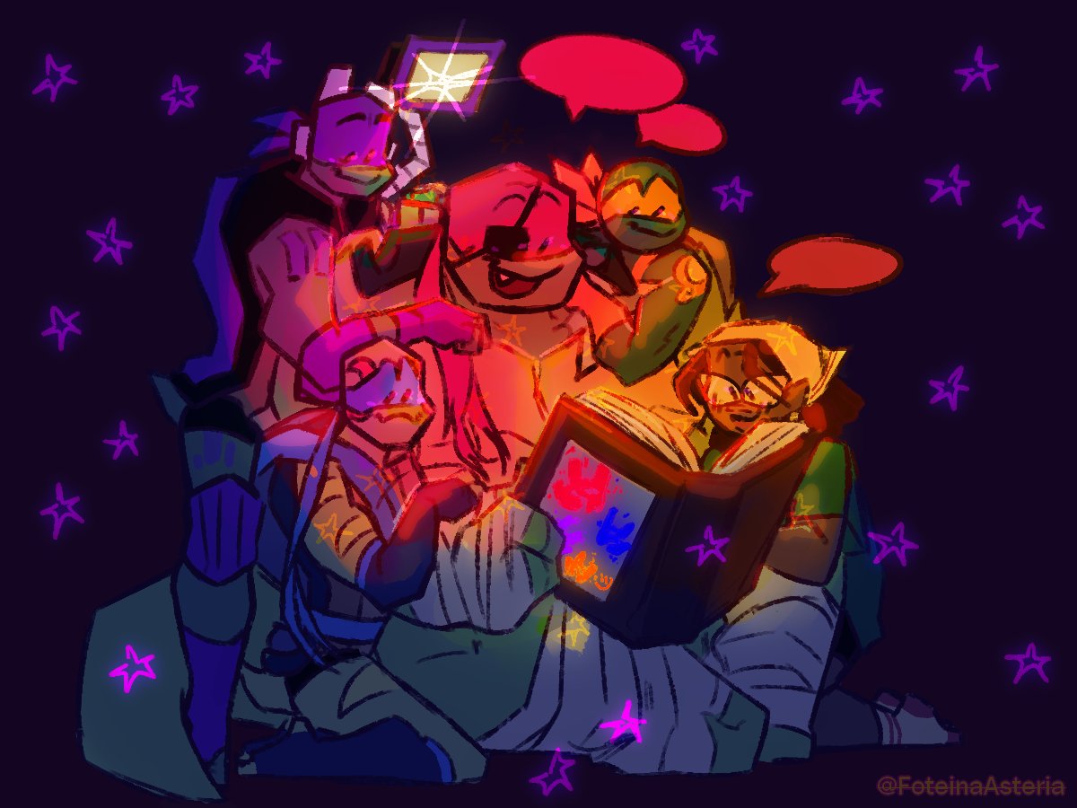 🌟 They're looking through their baby photos :)
.
.

#rottmnt #rottmntfanart #rottmntdonnie #rottmntleo #rottmntraph #rottmntmikey #rottmntapril