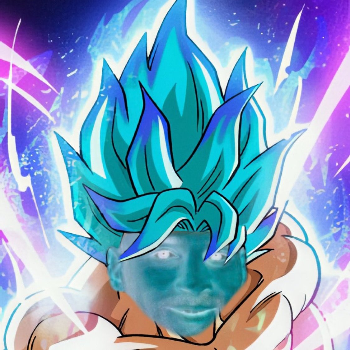 San_Pessi's tweet photo. ET OUI LE GOAT C'EST TRANSFORMÉ EN SUPER SAIYAJIN BLUE ET A REJOINS LE #FCDODO #NouvellePhotoDeProfil https://t.co/pRzNSwrREm