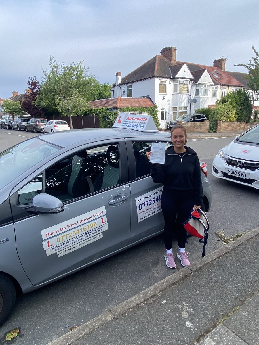 Congratulation to Christina Who passed her Driving Test in west wickham DTC.  Thanks for Choosing Hands on Wheel Driving School. Contact us Via   📞 07725416796 Instagram 🔗 handsonwheelschool 🌐 handsonwheeldrivingschool.com
