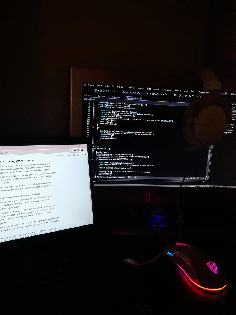 studyymoon's tweet image. por hoje estudando um c# bonitinho