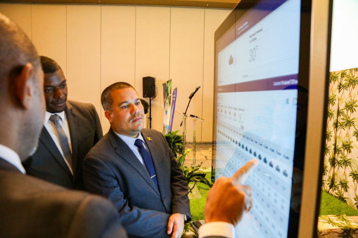 This weather app will be replicated in an upgraded website that was also developed under the project for the Met Service.

Thanks to our international partners from the #IDB, @wmo_omm, Caribbean Climate Innovation Centre, Finnish Meteorological Institute and others for making