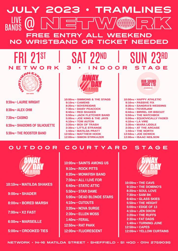 Joe King And The Jays (@joekingandjays) on Twitter photo Tramlines Fringe is nearly upon us and we’ll be playing twice on Saturday - We’ll be playing <a href="/ForumSheffield/">Forum Kitchen + Bar</a> at 3pm then <a href="/networksheff/">Network Sheffield</a> at 5pm with <a href="/AwaydayR/">D R L PROMOTIONS</a>. Be sure to come down for a boogie with us! 😎🔥 Tramlines Fringe is nearly upon us and we’ll be playing twice on Saturday - We’ll be playing <a href="/ForumSheffield/">Forum Kitchen + Bar</a> at 3pm then <a href="/networksheff/">Network Sheffield</a> at 5pm with <a href="/AwaydayR/">D R L PROMOTIONS</a>. Be sure to come down for a boogie with us! 😎🔥