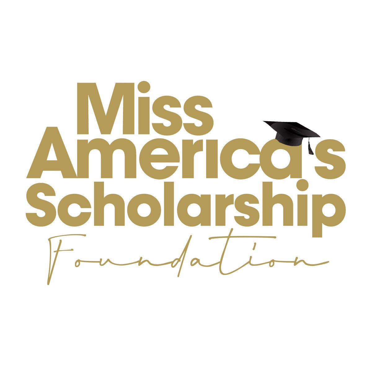 Our new logo for Miss America’s Scholarship Foundation 🎓 - as the <a href="/MissAmerica/">Miss America</a> opportunity is the largest scholarship org for women in America, awarding over 3 million $  in cash scholarships and 10x that in-kind every year.  #MissAmerica