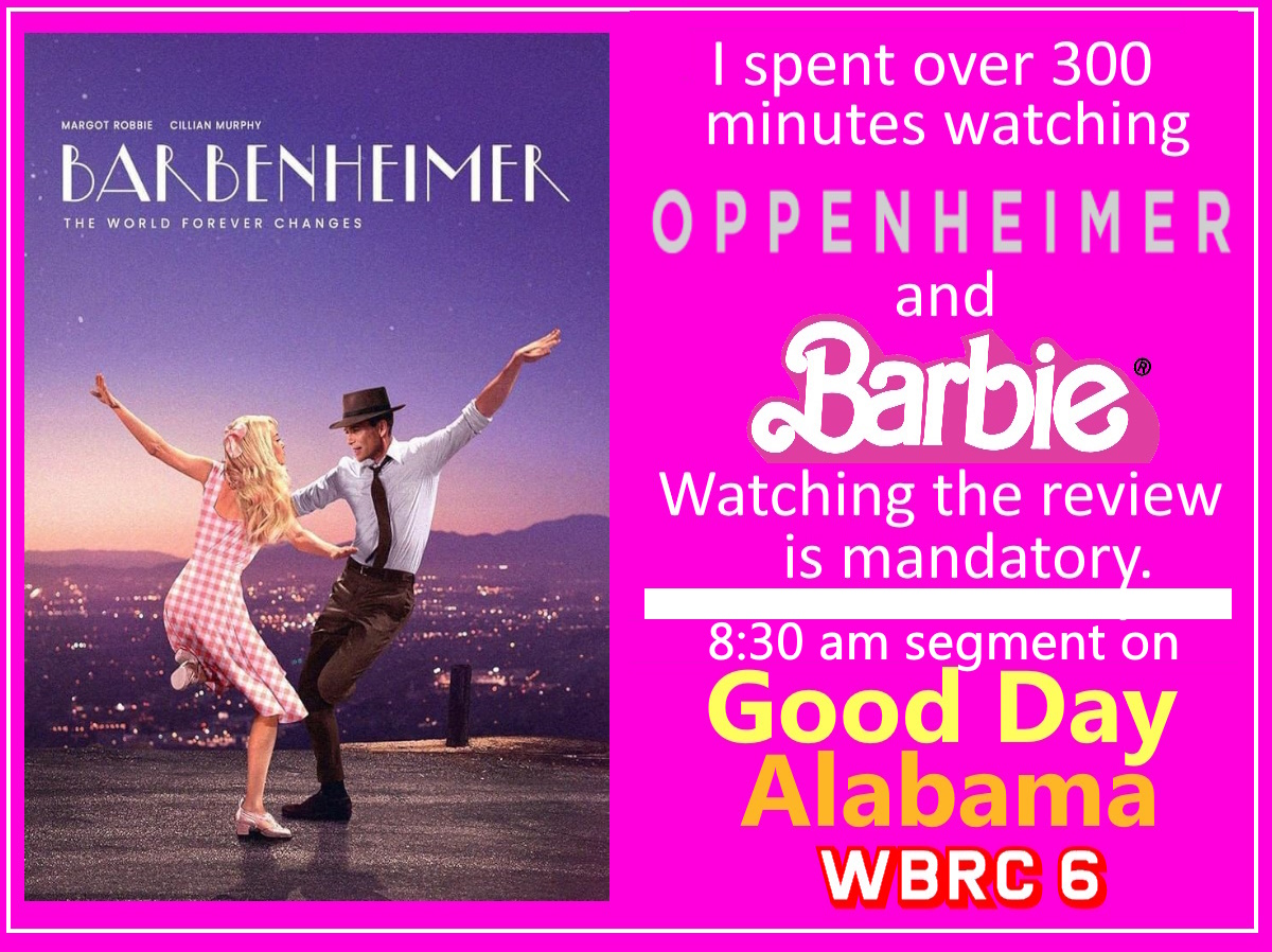 Kingdom Comics (@kingdomcomics) on Twitter photo Will #Oppenheimer and #BarbieMovie bomb? (Get it? cuz Oppenheimer created the Atom Bomb, right?) find out on <a href="/WBRCgoodday/">Good Day Alabama</a> in the 8:30am segment. Will #Oppenheimer and #BarbieMovie bomb? (Get it? cuz Oppenheimer created the Atom Bomb, right?) find out on <a href="/WBRCgoodday/">Good Day Alabama</a> in the 8:30am segment.
