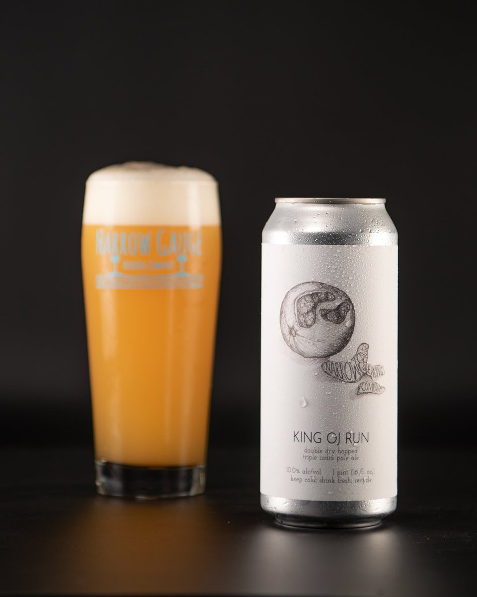 New releases! 

NELSON'S CITRA | 8.1% ABV
Hazy Imperial IPA 

KING OJ RUN | 10% ABV
Hazy Triple IPA 

16oz 4- packs &amp; single cans now available for purchase and online pickups exclusively at our retail store. 

Order online
linktr.ee/narrowgaugebeer