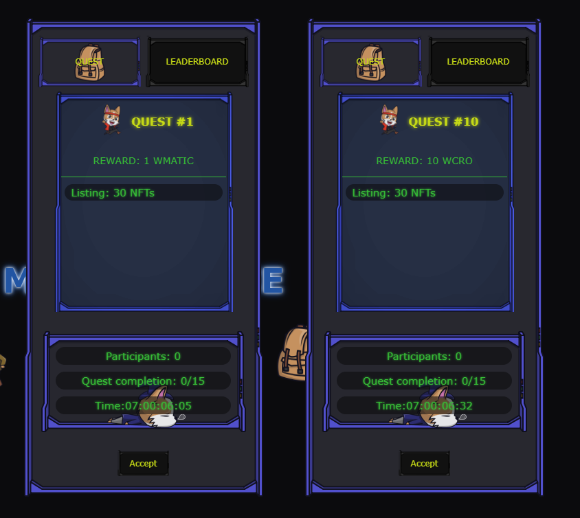 CorgiStudioHub's tweet photo. What's up Corgis?
Cronos and Polygon quests are up.
List 30 NFTs (gasless) and earn 10 WCRO on Cronos or 1 WMATIC on polygon only at https://t.co/mglBltOlUm
Max winne: 15 per quest.
Duration: 7 days.
#cronos #polygon #cronosNFT #polygoNFT https://t.co/yvl3KG2RxI