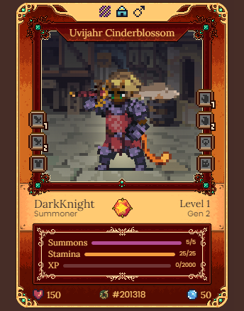 GIVEAWAY TIME!!!
LootRush, THE premiere destination for renting all your favorite gaming NFT's have sponsored this 5/5 Legendary DarkKnight Fisher giveaway that COULD BE YOURS!

RULES: Like, RT, Follow @LootRushGames, @arkadeum &amp; tag 3 friends who play #defikingdoms DRAWING: 7/26