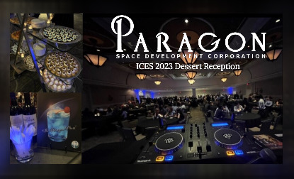 ParagonSDC's tweet photo. We are excited to see everyone at the Dessert Reception tonight! #dessertbar #cocktails #ICES2023 #reception #conference #HyattRegency #calgary #canada #newspace #WeAreGoing #Paragon https://t.co/M2cAnoFKTt