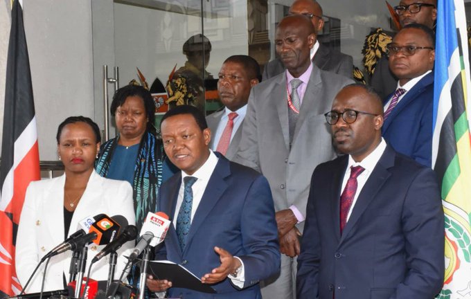 CS Mutua blasts UN over claims of excessive force during anti-Gov't demos ow.ly/mSOU50PgrL1