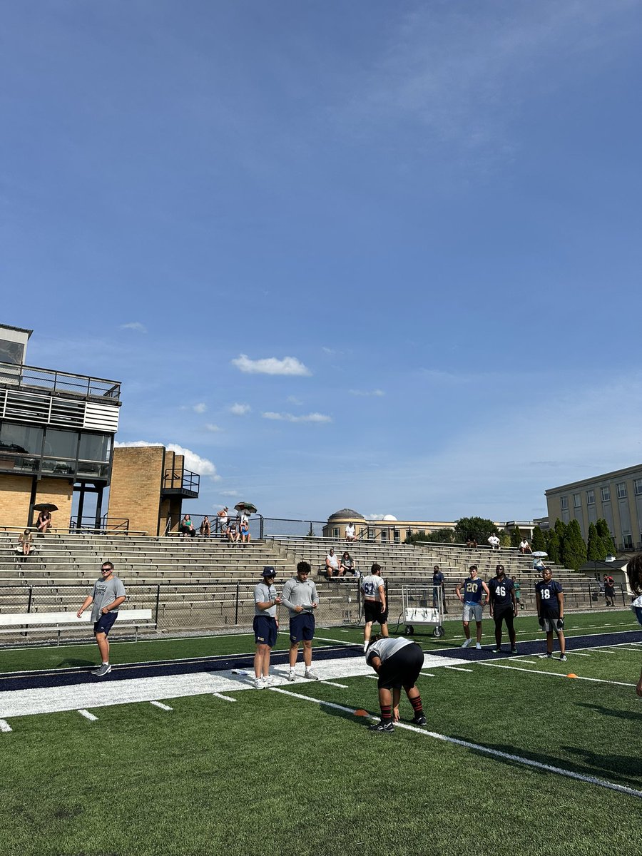 SURamsFootball's tweet photo. Views from todays camp! Thank you to everyone who came to show out! 
Another big thank you to the coaching staff &amp; players who helped out today! 

#GoRams https://t.co/zTaIjSbS0S