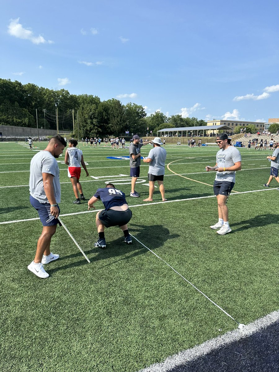 Views from todays camp! Thank you to everyone who came to show out! 
Another big thank you to the coaching staff &amp; players who helped out today! 

#GoRams