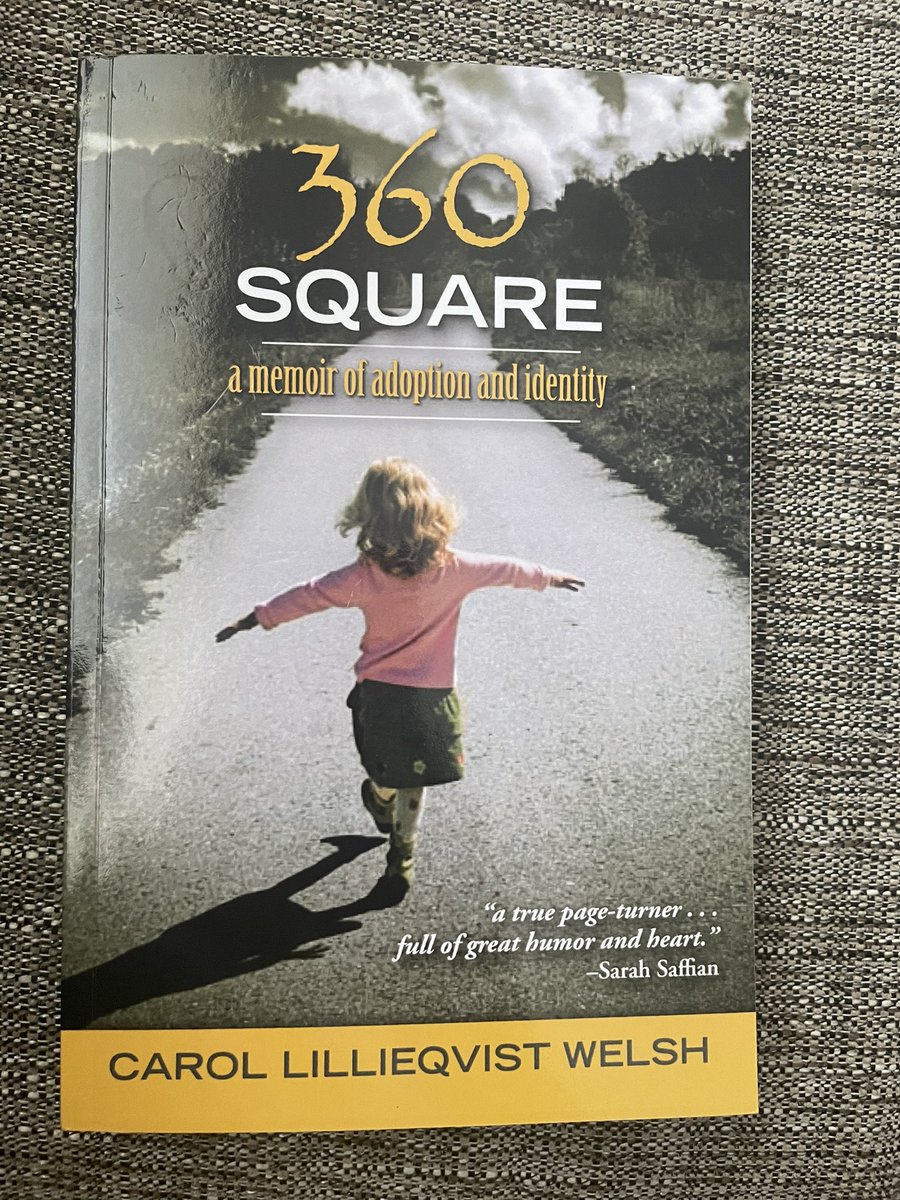 Met the author of @360_Square  of this amazing book at an Airbnb in Maine. Carol’s story of adoption, survival, and success is inspiring and powerful. #booklover #adoptionawareness