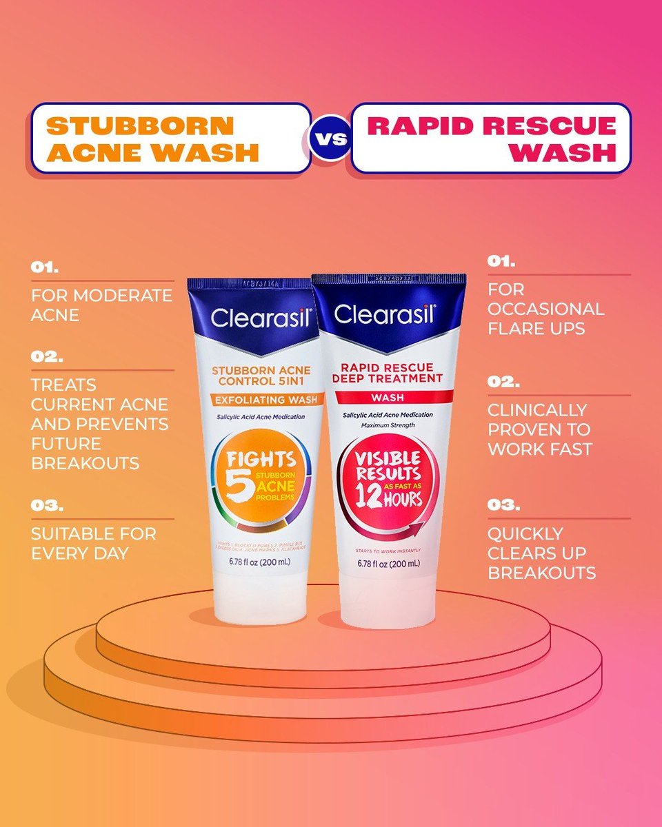 optioncosmetics's tweet photo. The choice is clear for summer breakouts!! Find Clearasil products at #OptionsCosmetics ✨ https://t.co/bzeHXe97TZ