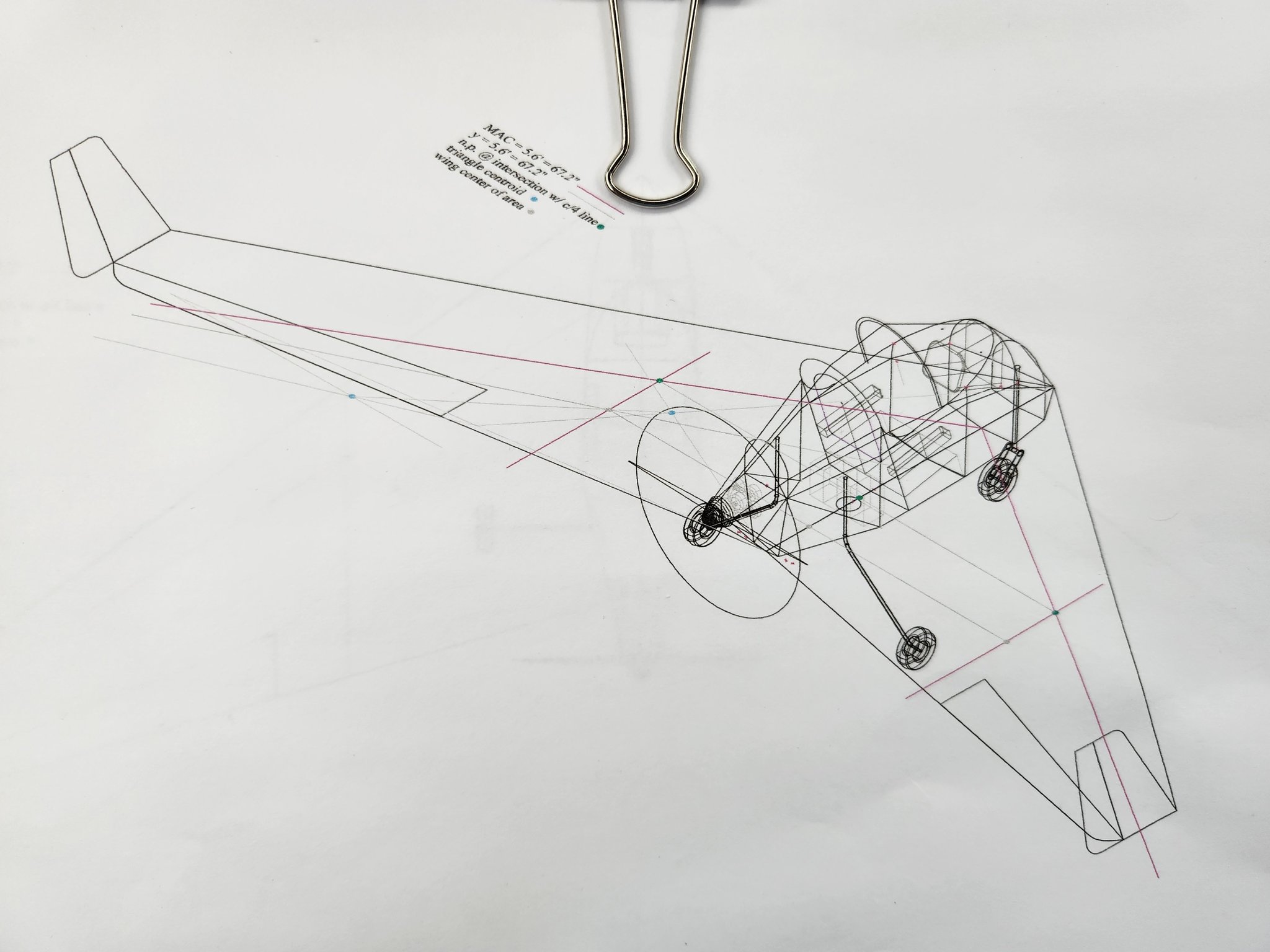 1 pic. I'm designing a flying wing ultralight, electric powered. You can't just pick any high lift airfoil you want. You need to balance the pitching moments to achieve stability. Here's the equation for computing the stability coefficient. CG needs to be forward of CP (neutral point). https://t.co/tr0rPVJCMh