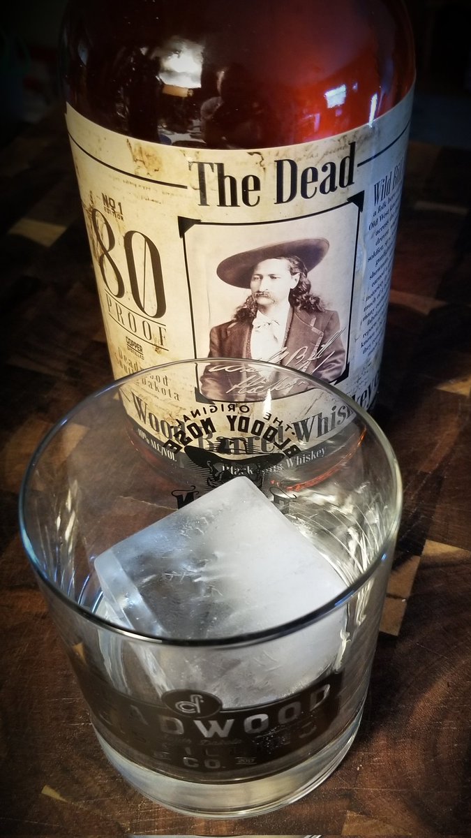 ...and to celebrate my AC getting fixed, we tap into some Deadwood brewed whiskey for stream tonite. #DeadwoodDistillingCompany