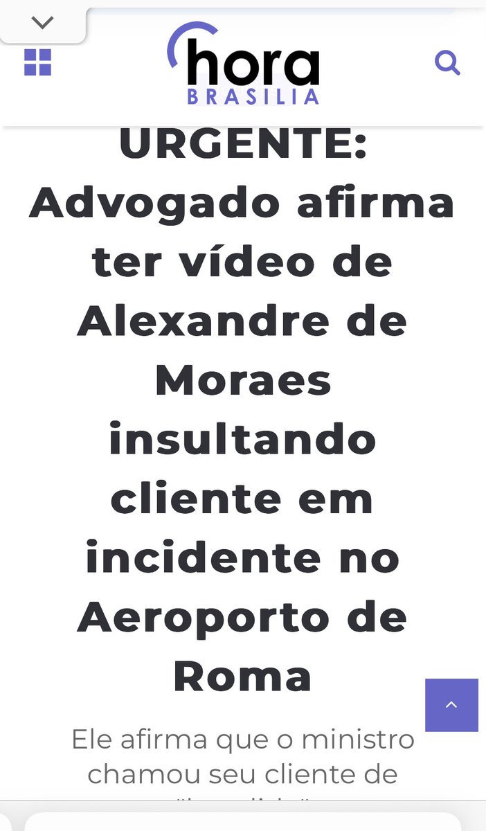 ricardomartinpr's tweet photo. Urgente 🚨: Advogado afirma ter vídeo de Alexandre de Moraes insultando cliente em incidente no Aeroporto de Roma

Ralph Tórtima Filho, advogado representando a família envolvida em um incidente com o ministro do Supremo Tribunal Federal, Alexandre de Moraes, no aeroporto de Roma, afirma possuir um vídeo evidenciando o ministro insultando um de seus clientes.

Em entrevista à GloboNews, Tórtima Filho, ao ser questionado pelo jornalista Merval Pereira, confirmou que irá incluir no processo um vídeo no qual Moraes pode ser visto referindo-se a um membro da família como “bandido”.

O advogado negou qualquer implicação política na confusão, dizendo: “Ele foi do PL por mais de 15 anos…Atualmente tem uma filiação em outro partido, mas não é uma pessoa ativa politicamente, inclusive”.

Tórtima Filho criticou a ação da ministra Rosa Weber, que autorizou uma operação da Polícia Federal na casa da família envolvida. O advogado enfatizou que: “Não se justifica. Ainda que confirmada alguma agressão ao filho do ministro estaríamos diante de um crime comum. Gostaria que procedimento fosse público, de conhecimento de todos, e não só tramitar sob sigilo”.