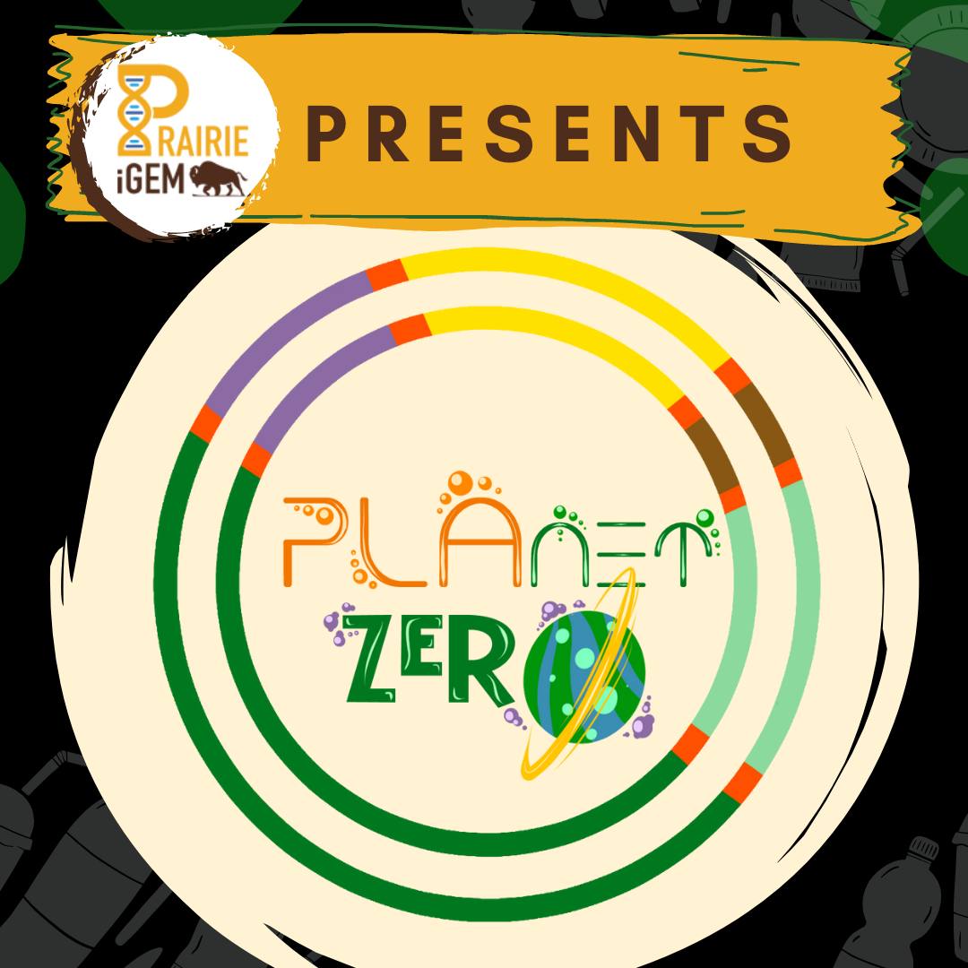 🌿 Introducing Prairie iGEM's Sustainable Solution: PLAnet Zero! 
🔬 Genetically engineering bacteria into producing PLA degrading enzymes. Let's turn pollution into a solution🦠
#PrairieiGEM #PLAnetZero #GeneticInnovation #PlasticBiodegradation #iGEM2023