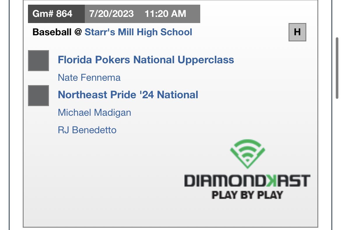 Slight change for Game 5, I am pitching tomorrow in the WWBA at 11:20 am at Starr’s Mill High school! Really looking forward to it! <a href="/Mikepetro42/">Michael Petroski</a> <a href="/NEPridebaseball/">NEPridebaseball</a> <a href="/PG_Uncommitted/">PG_Uncommitted</a> <a href="/PG_Scouting/">Perfect Game Scout</a>