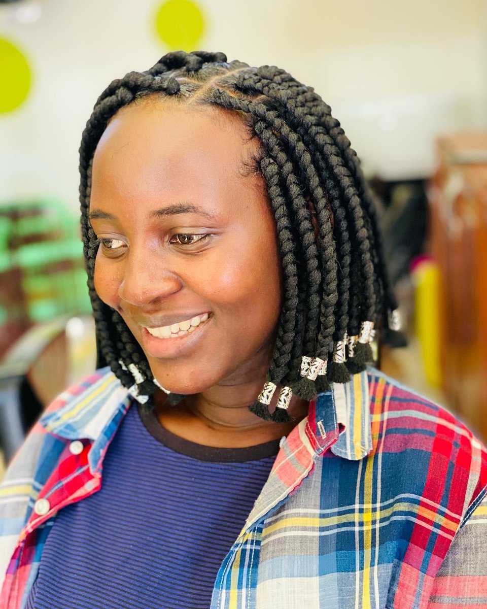 Kinks_Coils's tweet photo. Neat box bob for both kids &amp; adults. What's ur excuse for not visiting us (;)

For all your natural hair care, styling and
protective styling

Kinks &amp; Coils Natural Hair Salon
IG: https://t.co/6l0PsrWUcB…
🏠: Najjera1 after Najjera hospital
☎️📞Call/ WhatsApp 0759570557 https://t.co/gzC5KbinHM