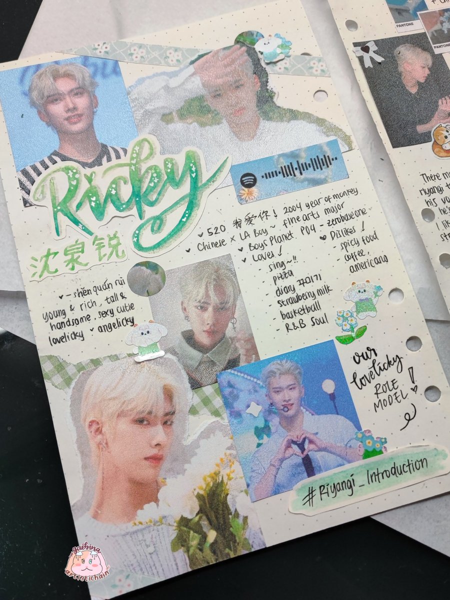 artistichain's tweet photo. Details 🌟
Additional words: my pen is not working well with me so the writing is kinda..well..u can see
Hope riyangis & zerose would love these 💗
#Riyangi_Introduction
#DearRicky #디어리키
#RICKY #ZB1fanart @ZB1_official https://t.co/rhSLx0WOSp