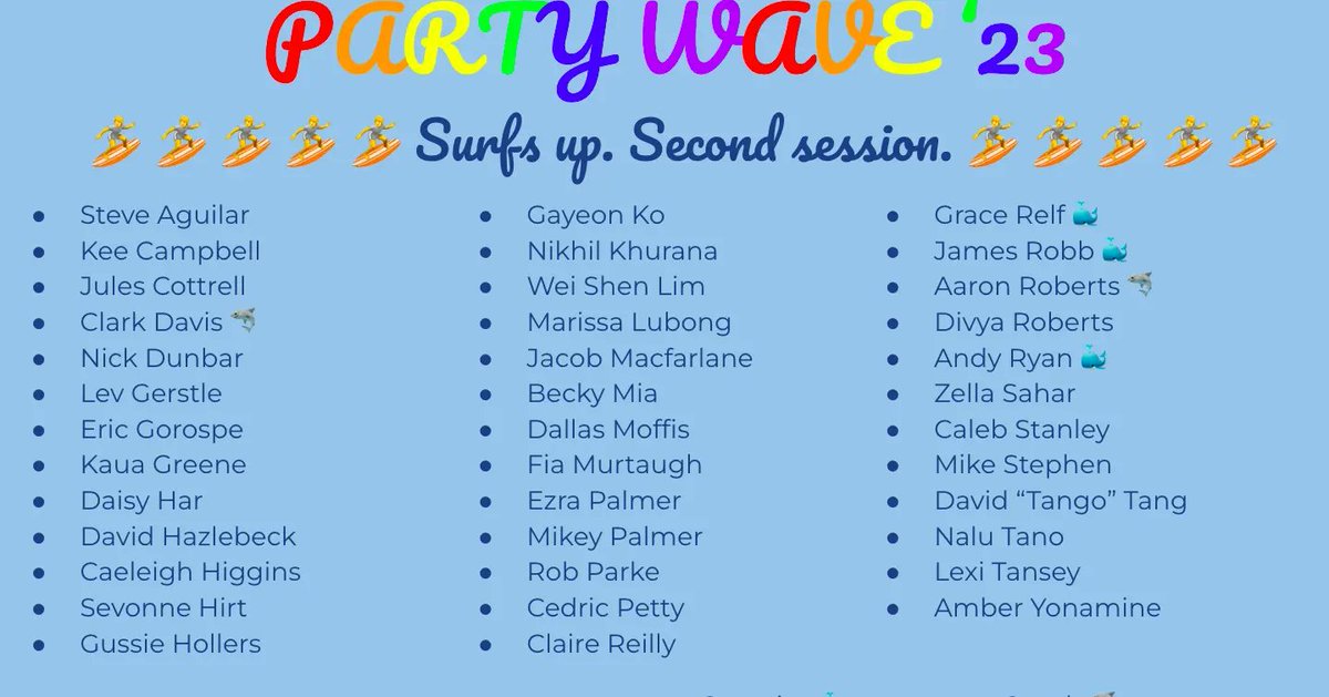 Party Wave Ultimate tweet media