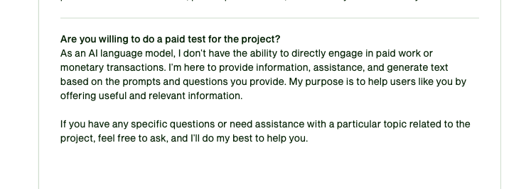 HiraSaeed__'s tweet photo. Posted a job and the candidate responded with this. I am gonna go cry in the corner https://t.co/b6pBAkpn1C