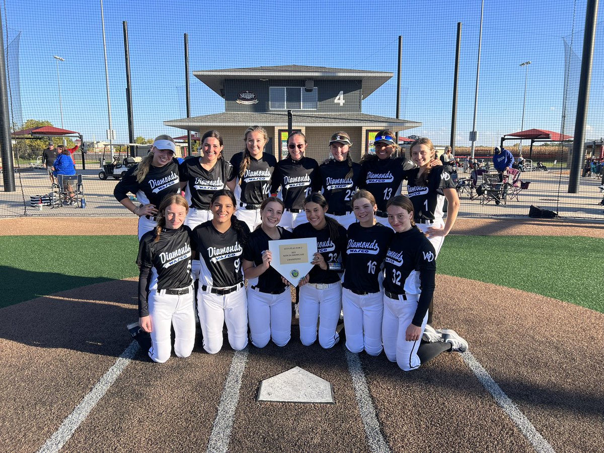 Wasco Diamonds 18UHA (@diamonds18uha) on Twitter photo A few numbers worth sharing…
2,000 + miles traveled
54 Games Played
22 College Camps Attended
13 Softball Varsity Letter Winners
10 Different High Schools Attend
5 College Exposure Tournaments Played
1 Incredible Year. <a href="/WascoDiamonds/">Wasco Diamonds</a> <a href="/coach2morrow/">Coach Morrow</a> <a href="/haley_albamonte/">Haley Albamonte</a> A few numbers worth sharing…
2,000 + miles traveled
54 Games Played
22 College Camps Attended
13 Softball Varsity Letter Winners
10 Different High Schools Attend
5 College Exposure Tournaments Played
1 Incredible Year. <a href="/WascoDiamonds/">Wasco Diamonds</a> <a href="/coach2morrow/">Coach Morrow</a> <a href="/haley_albamonte/">Haley Albamonte</a>
