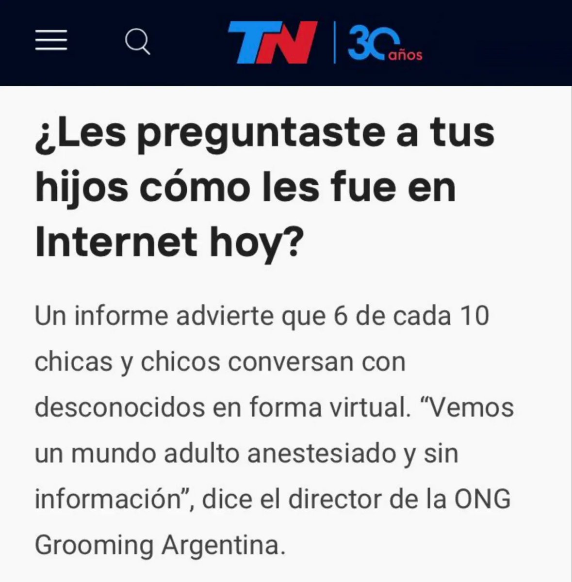 GroomingArg's tweet photo. 🛜📲 ¿Les preguntaste a tus hijos cómo les fue en internet hoy? 

Compartimos la nota publicada en @todonoticias acerca de qué deben tener en cuenta las personas adultas para acompañar a los #NNyA en el mundo digital.
 https://t.co/kM79HHJxBT https://t.co/aQDlkamQze