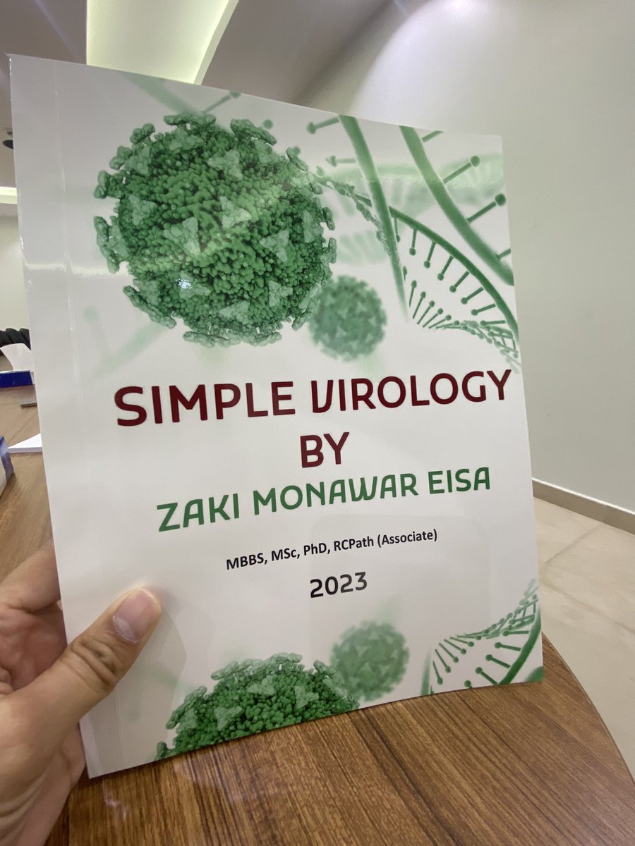 سعيد بتلقي أول نسختين، برفقة الصديق <a href="/drhazmi_6/">Abdulaziz ALHAZMI عبدالعزيز الحازمي</a>، من كتاب علم الفيروسات والذي قام بتأليفه أحد أهم علماء الفيروسات في السعودية، بروف زكي منور <a href="/Zaki672/">زكي منور</a>
الكتاب شامل ويعتبر مرجع رائع ومبسط لعلم الفيروسات للطلبه. يغطي تقريباً أهم المعلومات عن الفيروسات الممرضه وأهم التقنيات لتشخيصها.