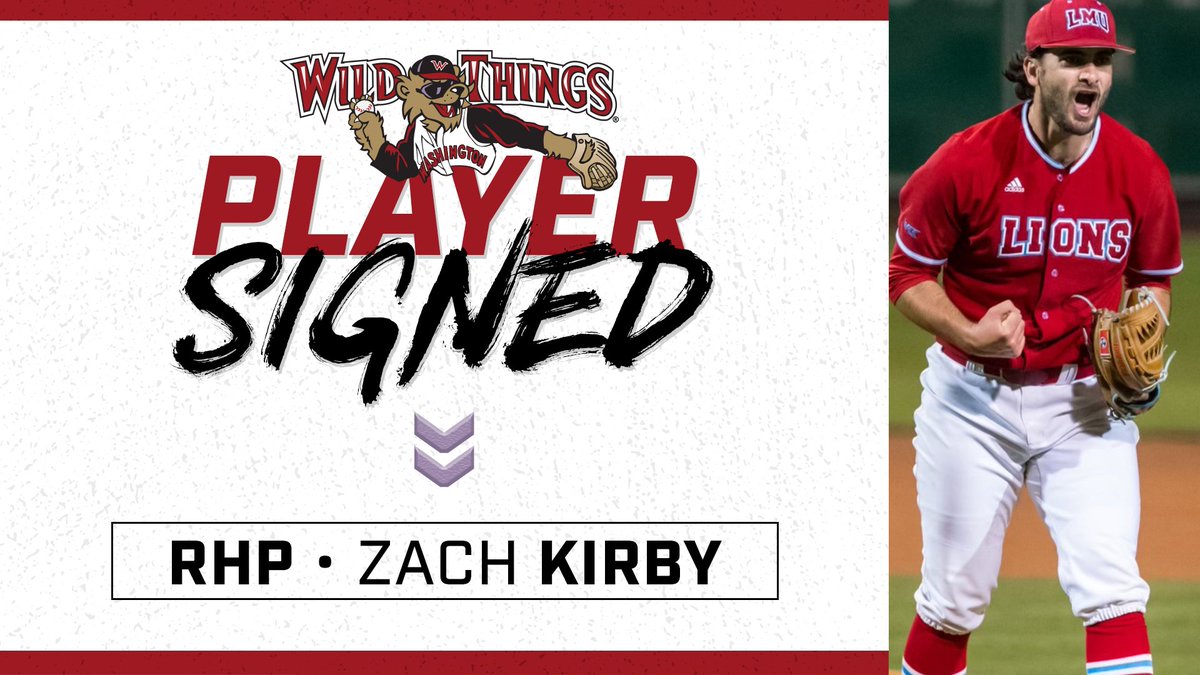 WashWildThings's tweet photo. We've signed RHP Zach Kirby (@___Kirby_____) to the active roster. He finished his college career with @lmulionsBSB after spending four seasons with @ETSU_Baseball. 

He'll start tonight. 

#WeMakeForeverFans https://t.co/CO7Eg9SezB