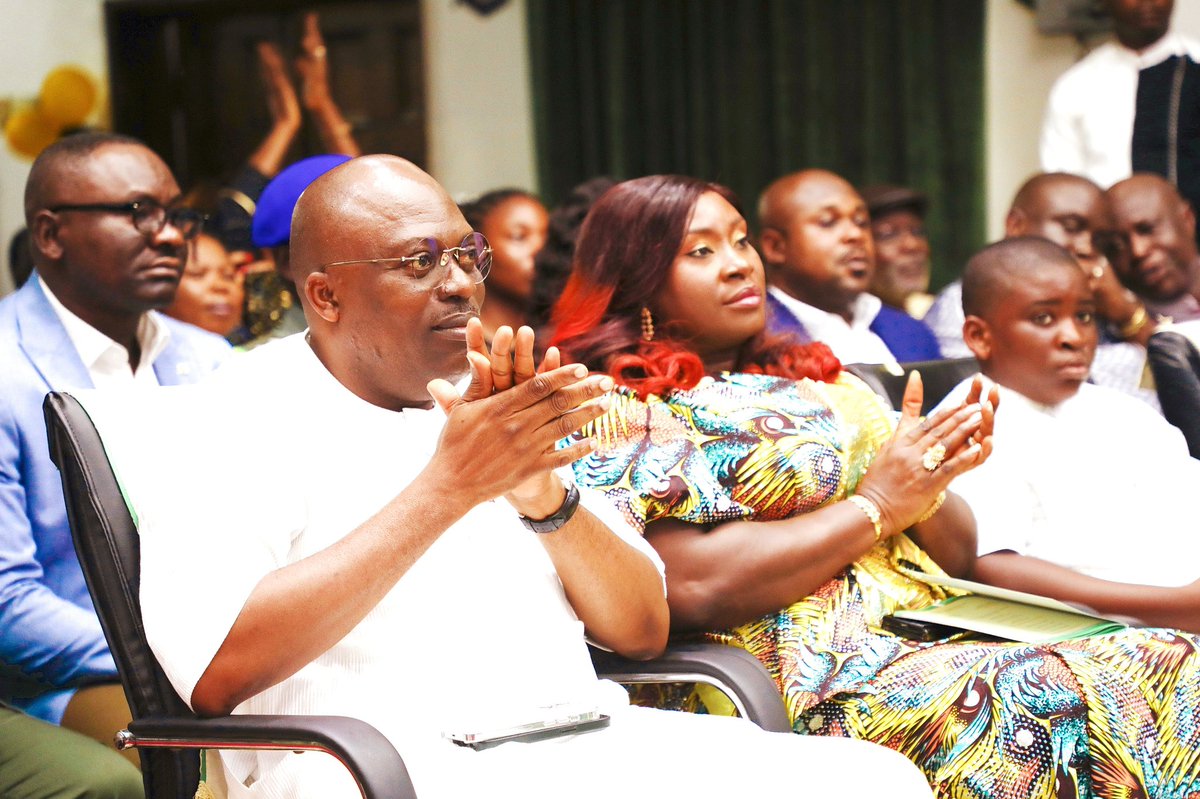 SimFubaraKSC's tweet photo. We graced the graduation ceremony of GreenOak International School Port Harcourt on Wednesday. We declared our position of providing better living standards and quality education in Rivers State. https://t.co/jhdm8aoOZl
