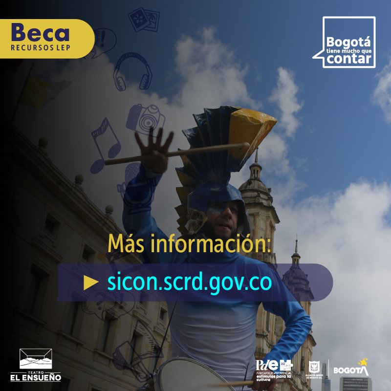 CulturaenBta's tweet photo. Estamos buscando a los agentes culturales de la magia, el teatro, el circo, la música y la danza, que con la circulación de obras contribuyan a la visibilización del y apropiación del Teatro #ElEnsueño en Ciudad Bolívar y más. 🎭🥳✨️🎶💃

https://t.co/TYoJXzGBJ2 https://t.co/L8xNVFMDxF