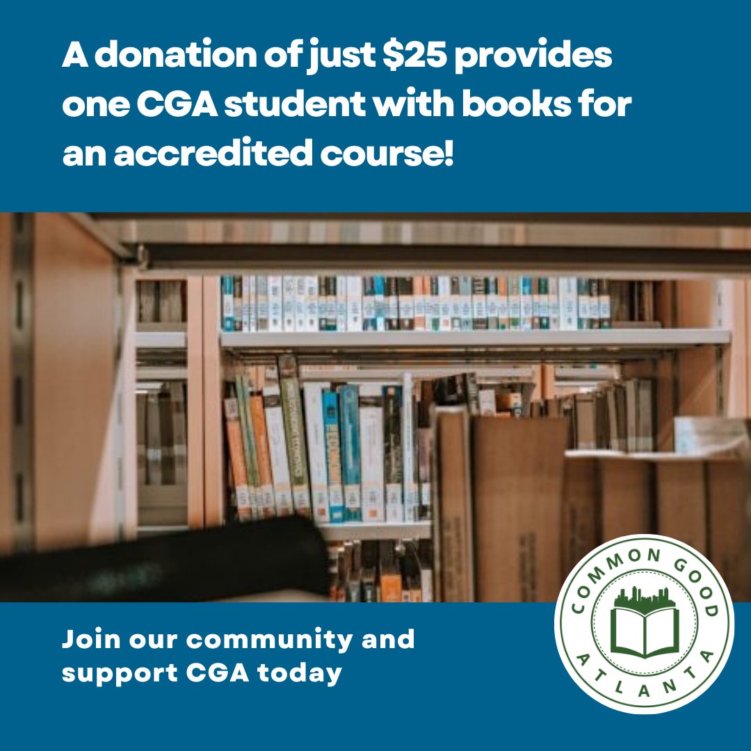 You can support CGA by donating to our Matching Campaign using the link below! A donation of just $25 can pay for one student’s books for an accredited class. Join our community today and contribute to #expandingopportunities for our scholars.
rb.gy/2cpc4