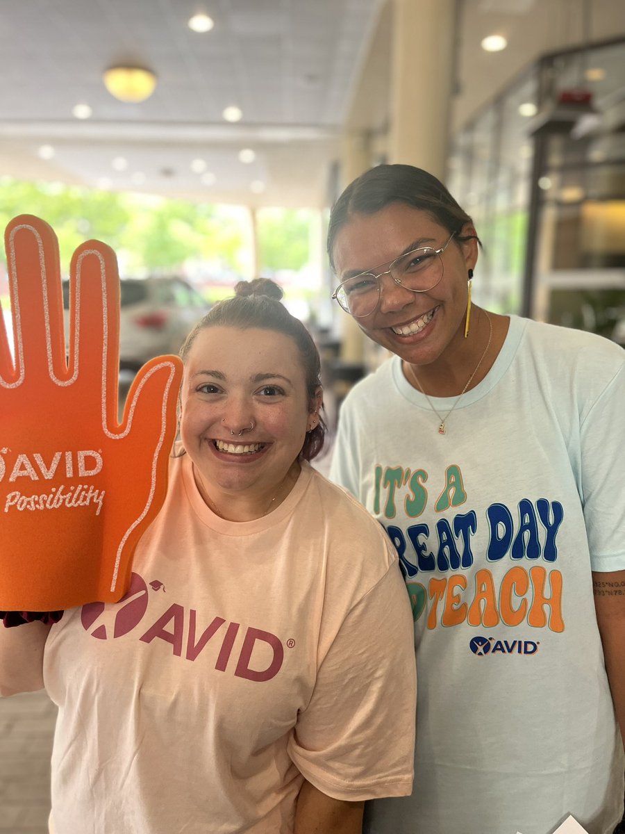 PCS_AVID's tweet photo. That’s a wrap on 3 awesome days for @PCS_NC at @AVID4College Summer Institute. We are reenergized and ready to explore POSSIBILITIES in 23-24 https://t.co/bWlKjDNJxK