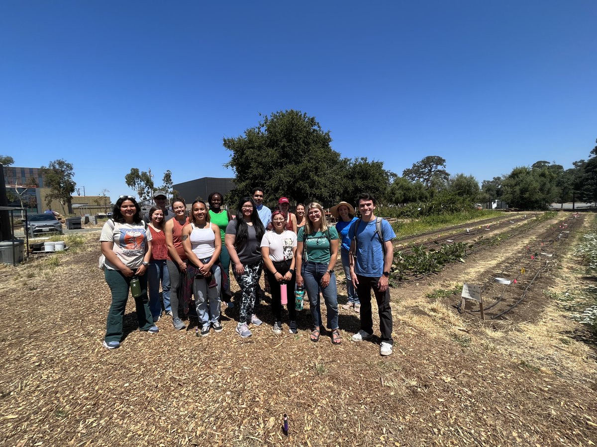 StanfordSoils's tweet photo. Our summer interns visiting the field trial on cover crops lead by @annagomes96 at the Stanford Educational Farm. https://t.co/K7nD9MB2Yc