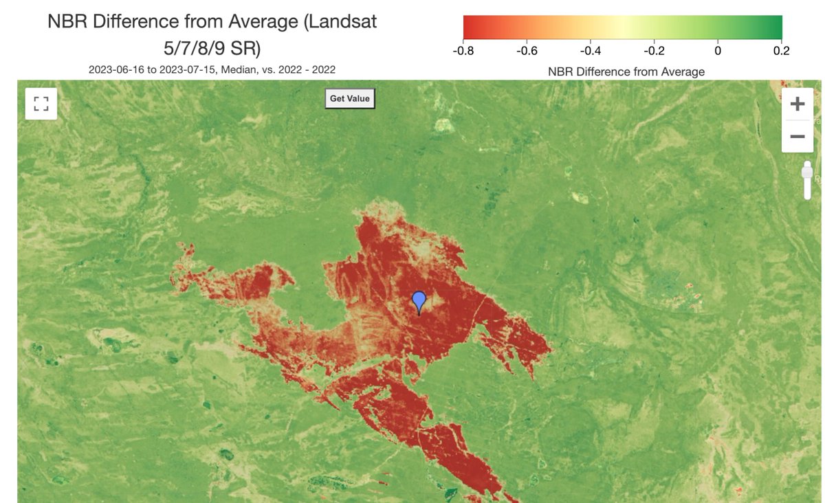 Thanks to all who gave feedback on the NBR 🔥 functionality for Climate Engine yesterday! 🙏 NBR is now available in the app at app.climateengine.org, along with soil-adjusted vegetation indices. See the 📹 for details: youtube.com/watch?v=lEdOiG… #EOchat #remotesensing