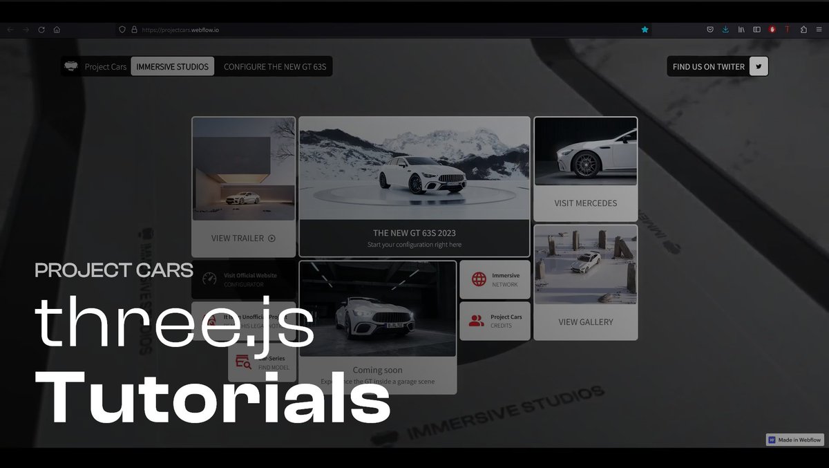 ImmersivStudios's tweet image. First #threejs tutorial video is out now:

youtu.be/7PjFhgVfk7I

⚙️The whole series is in production

We keep you posted!