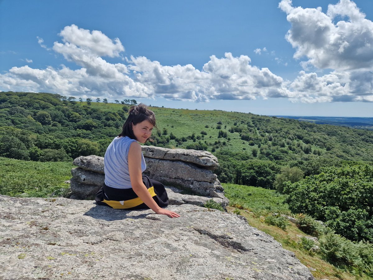 Little circular walk around cadover/dewerstone today with the daughter, who complained the entire time. That's what she gets for playing sick to get out if school sports day. #Dartmoor