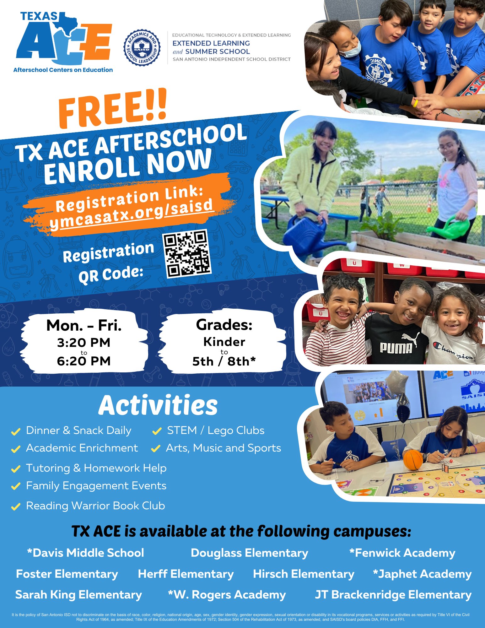 Register today with one of the largest after school programs in