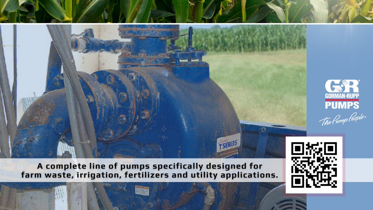 Since 1933, Gorman-Rupp has been tackling farming challenges head-on with our agricultural pumps. Whether you're transferring fuel, chemicals, fertilizers, dewatering, or in need of irrigation pumping, we have a unit for you. 

Visit tinyurl.com/agpumps to learn more today!
