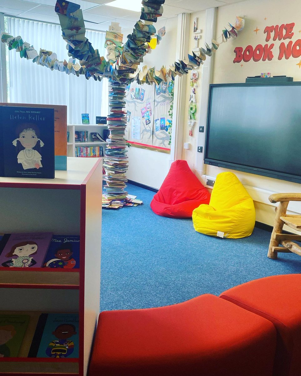 So thrilled with our new school library! A special space to spread a love of reading! #schoollibrary #loveofreading