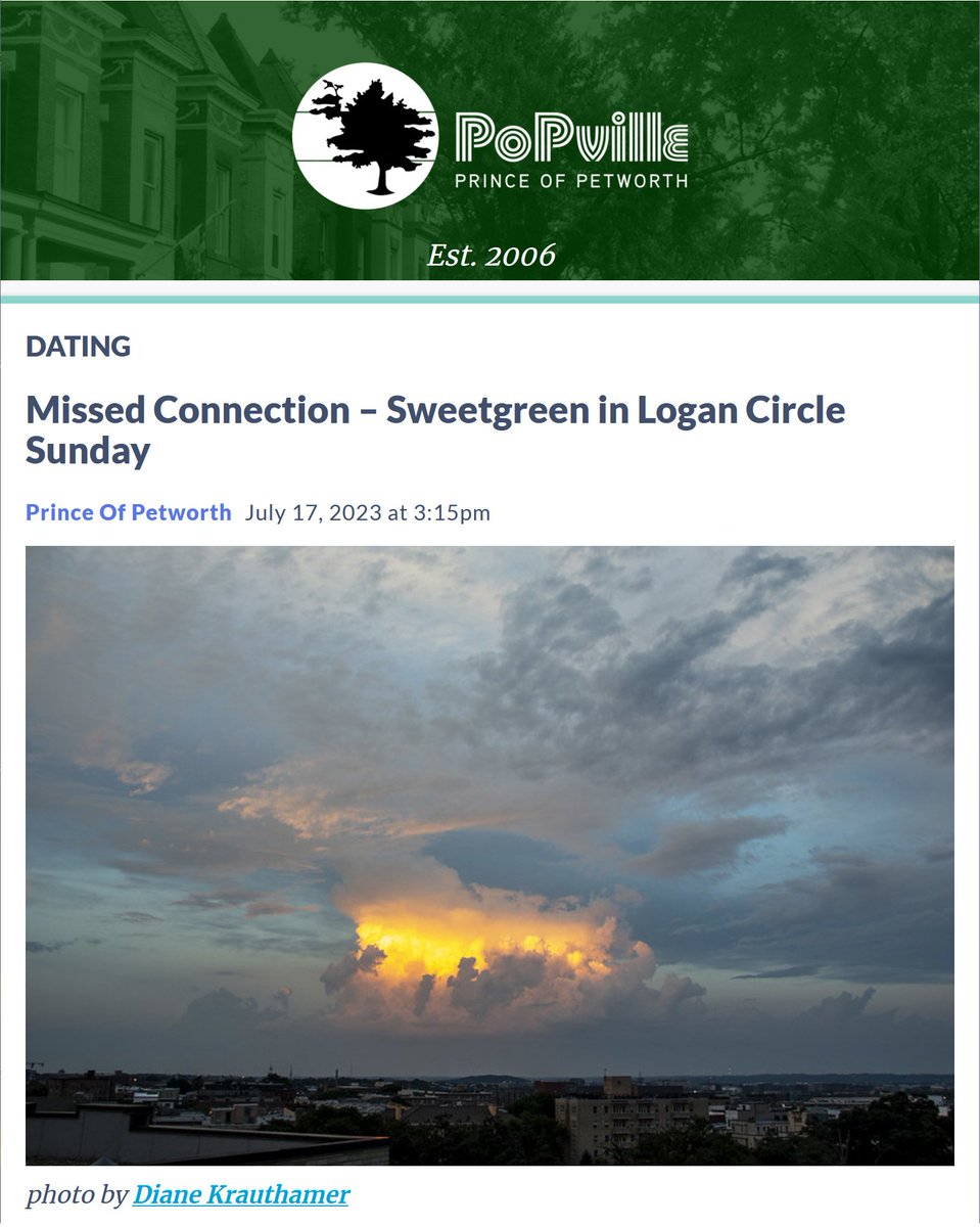 DianeKrauthamer's tweet image. Cool clouds from #AdMo in @PoPville! 🌥