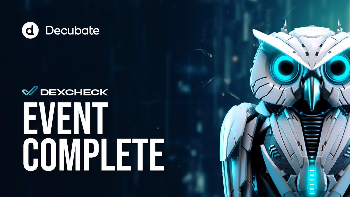 —

🌟 DexCheck Crowdfunding Milestone! 🎉

Unprecedented success on our platform!

GA round was a blast - 86% filled!
FCFS slots filled in the blink of an eye - 22 seconds! ⚡😱
Heartfelt thanks to all our 1050+ enthusiastic participants! ❤️

Claim $DCK tokens on the 20th, 12:15