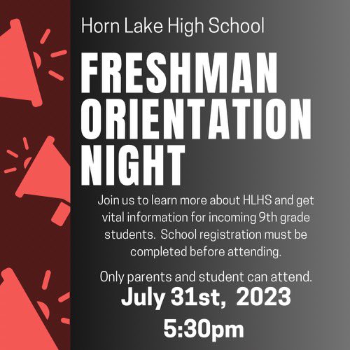 EaglesHLHS's tweet photo. Join us for freshman orientation! #famiHLy 🦅 https://t.co/vegIUzeZDI