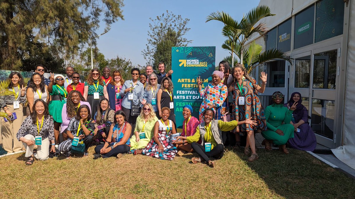 PozHaven's tweet photo. Me &amp; @karinhayes
short film-Here We Are Voices of Black Women Who Live with HIV was shown in Rwanda on July 17th at the WOMEN DELIVER 2023 ARTS &amp; FILM FESTIVAL. Thx @lisarussellfilm
for all your hard work &amp; to all the beautiful women that agreed to be part of the film #WD2023 https://t.co/CSDUmQ7lOv