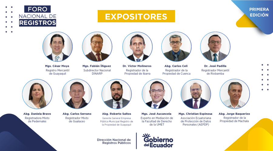 DinarpEc's tweet photo. #CapacitaciónRegistral | En el #ForoRegistral2023, que se realizará este jueves y viernes, expertos nacionales en materia registral y #TransformaciónDigital capacitarán a profesionales del sector, con el fin de actualizar conocimientos que fortalezcan su gestión. https://t.co/00sJADys85