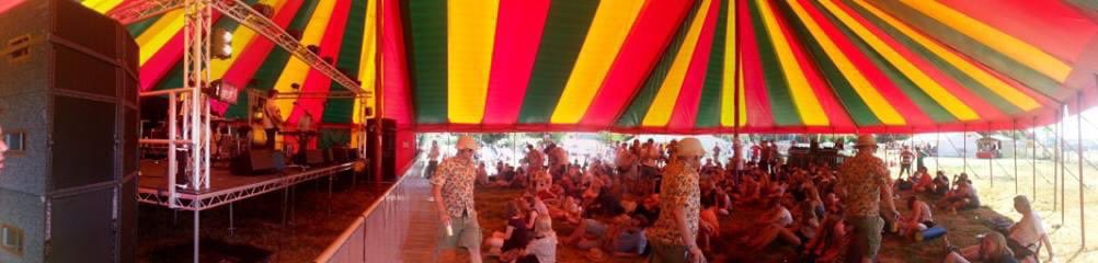 This photo was the first year I ran the Market Stage at <a href="/TruckFestival/">Truck Festival</a> in 2012. This year is the first year I’m not doing it. Very surreal. Good luck to all the prod team! Cracking festival and I’ll be rooting from the sidelines. 

Who books their own wedding around Truck eh? 🤣