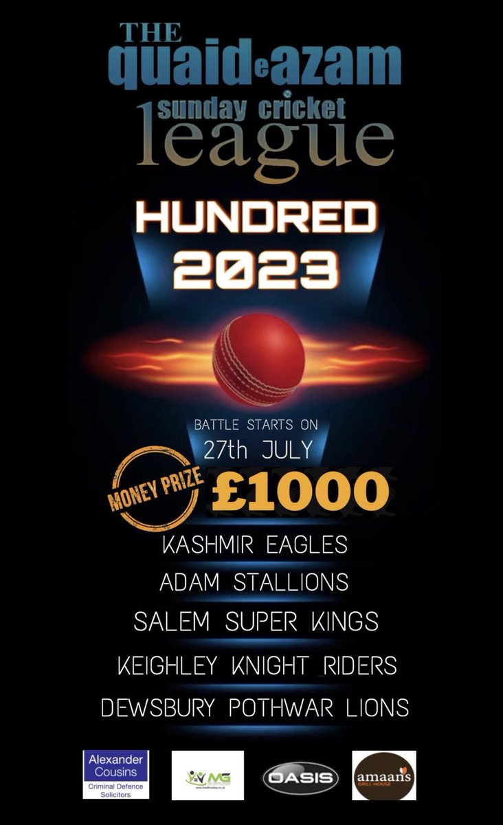 Quaid-e-Azam Cricket League (@qeascl) on Twitter photo 