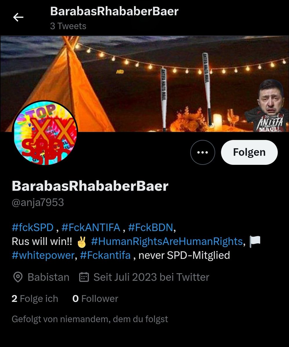 Also <a href="/anja7953/">BarabasRhababerBaer</a> bin nicht ich!