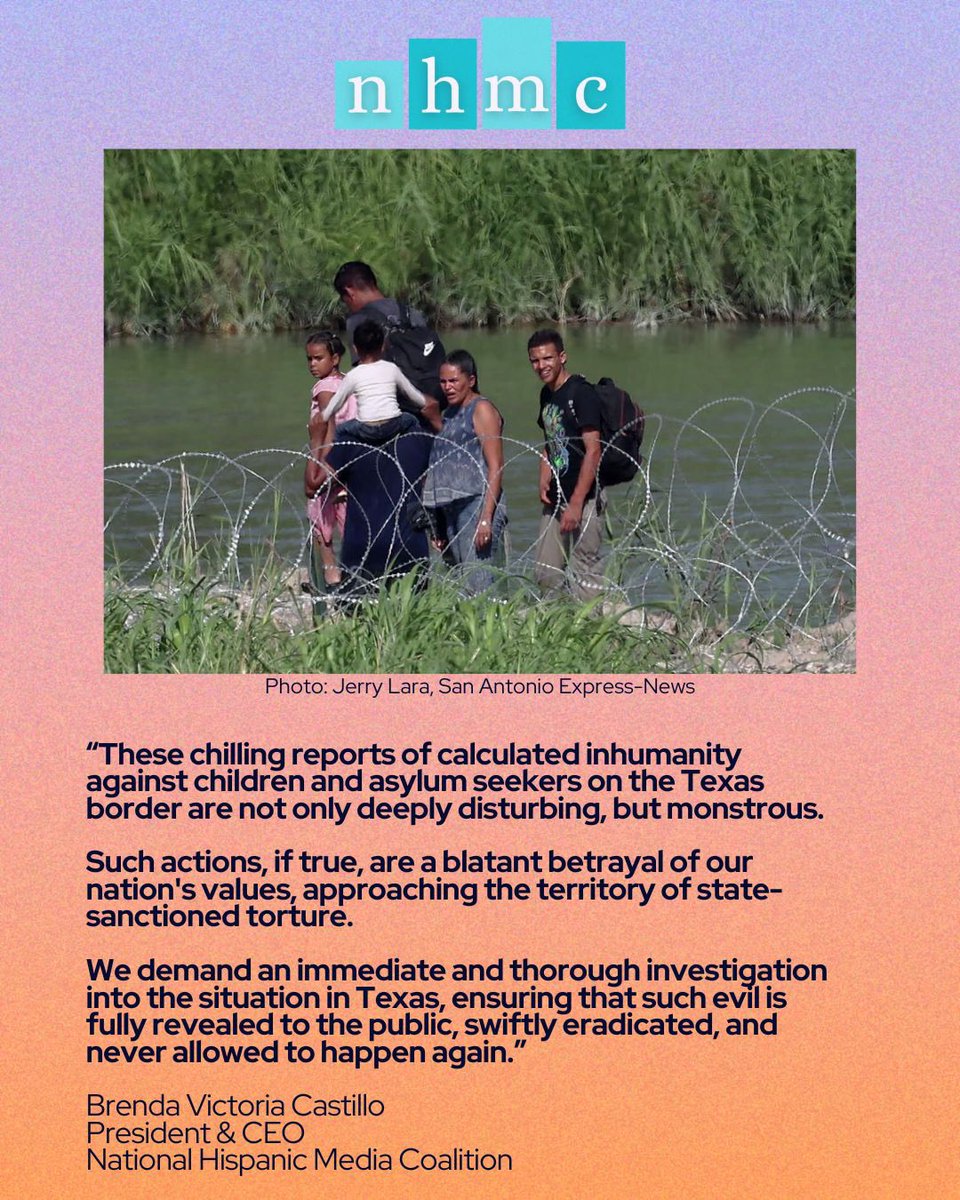 If you’re alarmed by what’s happening in Texas - you haven’t been paying attention. Especially when it comes to <a href="/GregAbbott_TX/">Greg Abbott</a> and how he treats Latinos. Read full statement here: nhmc.org/chilling-repor….